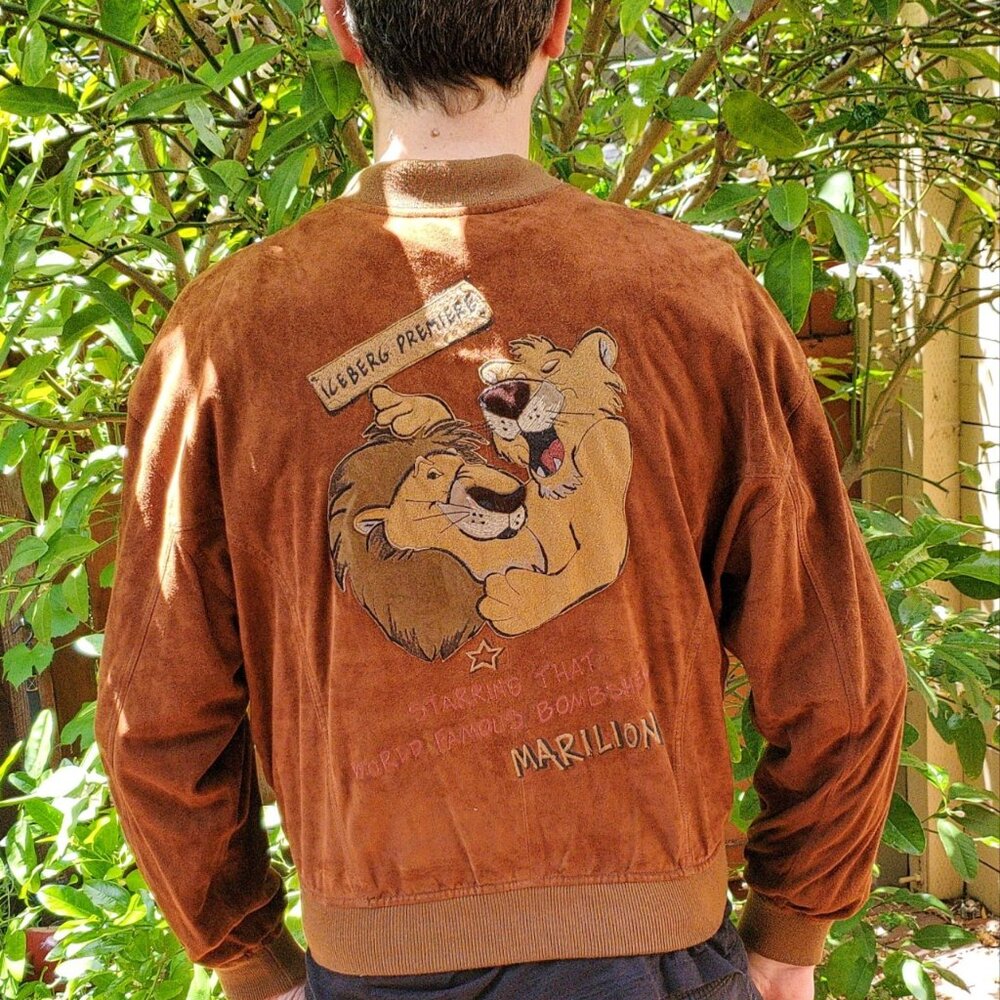 Iceberg leather suede bomber Starring that World Famous Bombshell Marilion
